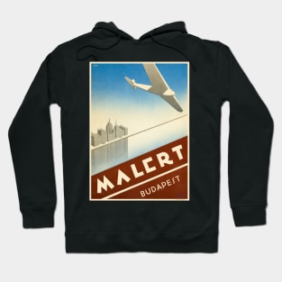 Malert Budapest Hungary Vintage Poster 1934 Hoodie